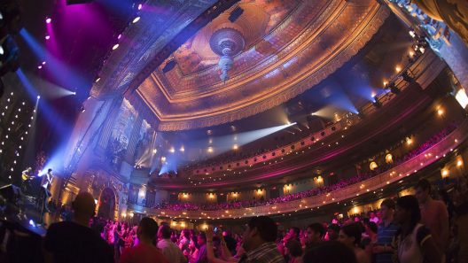 Pop band Maroon 5 performs live in concert at The Beacon Theatre in NYC