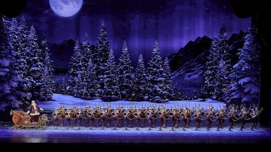 Radio City Rockettes perform live at The Christmas Spectacular in NYC